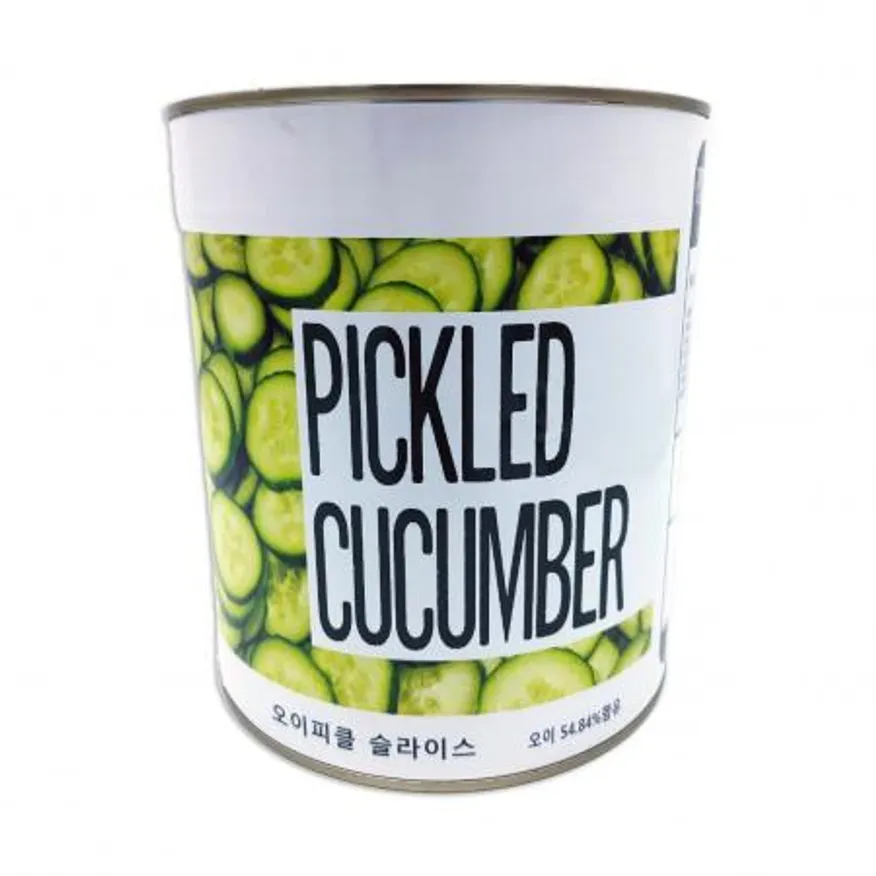 제이쿱 후레쉬 오이피클 슬라이스 3kg 민무늬 수제느낌 물씬 아삭 이미지