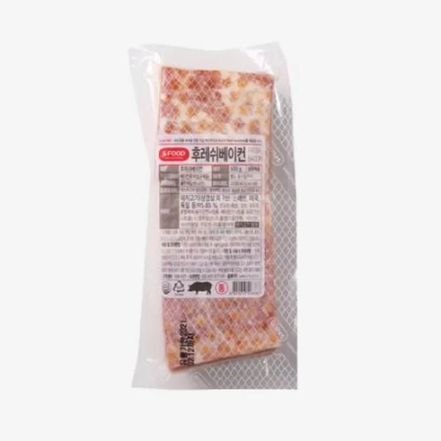 에쓰푸드 후레쉬 통베이컨 500g 피자 파스타 샐러드 훈연향 가득 깊은 풍미 브런치 이미지