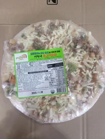 마또네 불고기피자(396g,레귤러사이즈)유통기한 2025년11월26일