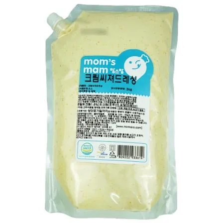 맘스맘 크림씨져 드레싱 2kg 무료 아이스포장 크림시저 시져 샐러드 이미지