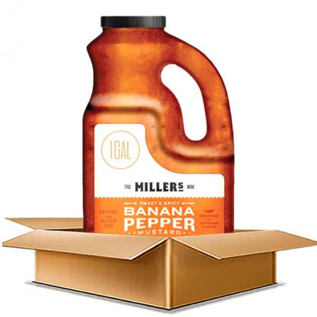 밀러 핫앤스윗 머스터드 칠리소스 대용량 박스 (4kg x 2개)