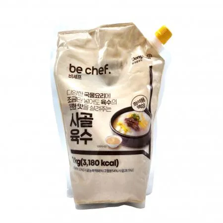 동원홈푸드 비셰프 사골육수 2kg 희석용 액상 다양한 국물요리 깊고 진한 맛 이미지