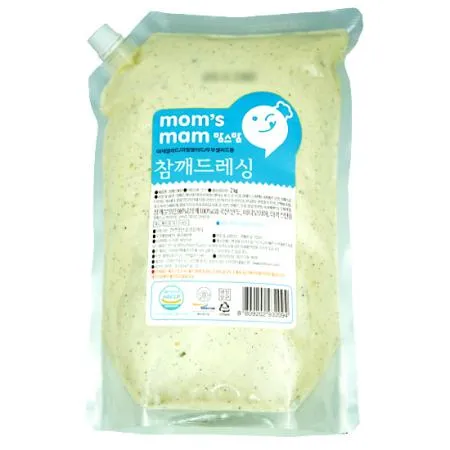 맘스맘 참깨 드레싱 2kg 냉장 소스 이미지