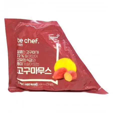 동원홈푸드 삼조 뉴고구마무스 1kg 단호박 샐러드 고구마 크러스트 피자 토핑 재료 이미지
