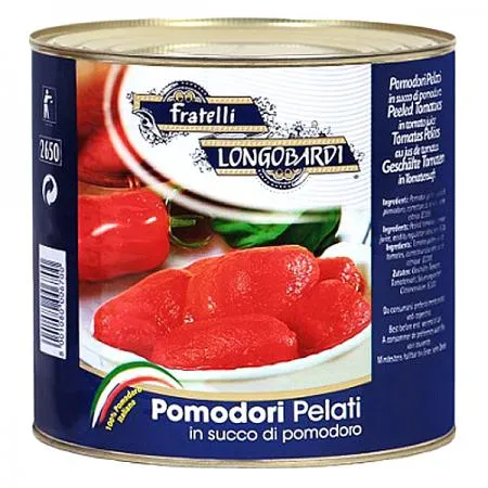 롱고발디 이탈리아 토마토홀 소스 박스 2.55Kg x 6개입(박스제품)