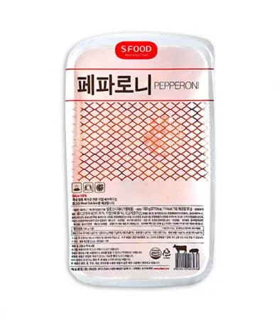 에쓰푸드 페파로니 피자토핑 슬라이스햄 1kg