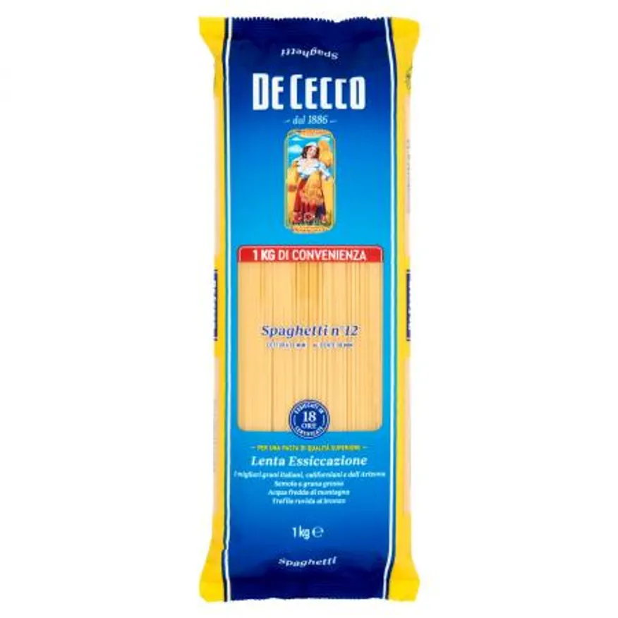 데체코 스파게티 12호 1kg 파스타 건면 이미지