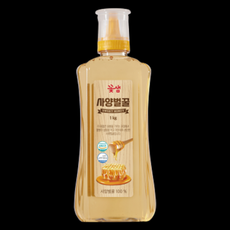 꽃샘 사양벌꿀 1kg 과일청 팬케이크 와플 카페