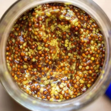 르네 디종 프랑스산 홀그레인 머스타드 820g 닭고기 쇠고기 육류 고급 해산물 요리 소스 드레싱 이미지