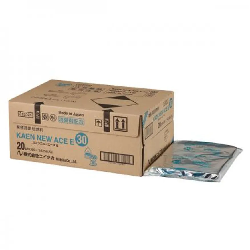 카엔 프리미엄 고체연료 박스제품 (30g x 280개) 일본 니이타카 정품 이자카야 미니화로 캠핑 불쏘시개 고형 메탄올 착화제 이미지