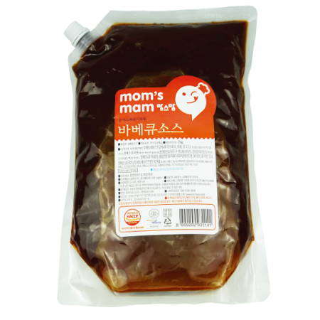 맘스맘 바베큐 소스 2kg 무료 아이스포장 찹스테이크 양념 이미지