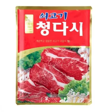 한정성 쇠고기 청다시 골드 박스제품 (1kg x 10개입)