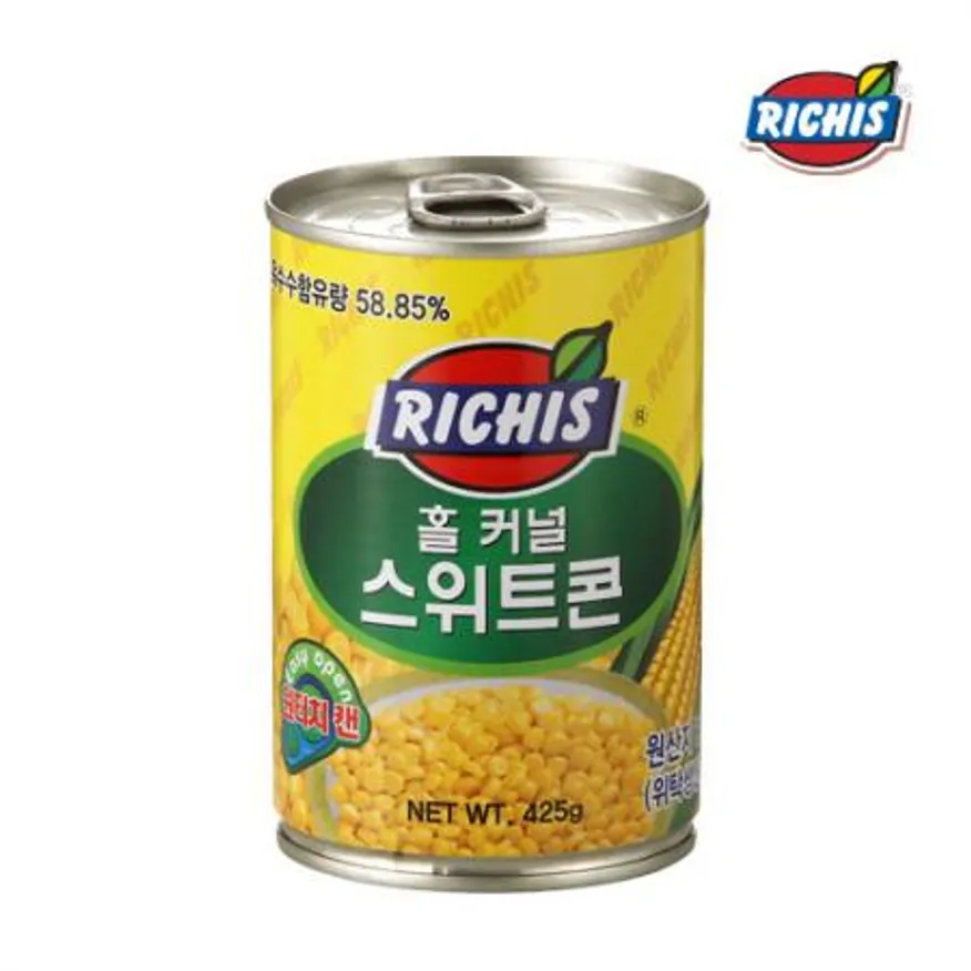 동서 리치스 홀 커널 스위트콘 425g 옥수수캔 이미지