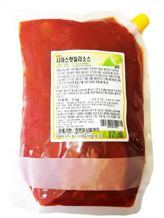 시아스 핫칠리소스 2kg 퀘사디아 템페 부리또