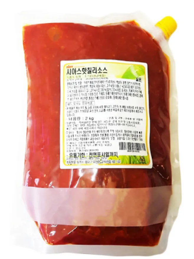 시아스 핫칠리소스 2kg 퀘사디아 템페 부리또 이미지