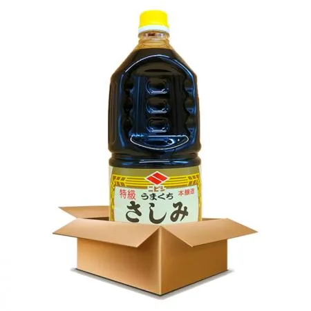 니비시 본양조 우마구치 사시미 특급 쇼유 간장 박스 (1.5L x 6개)