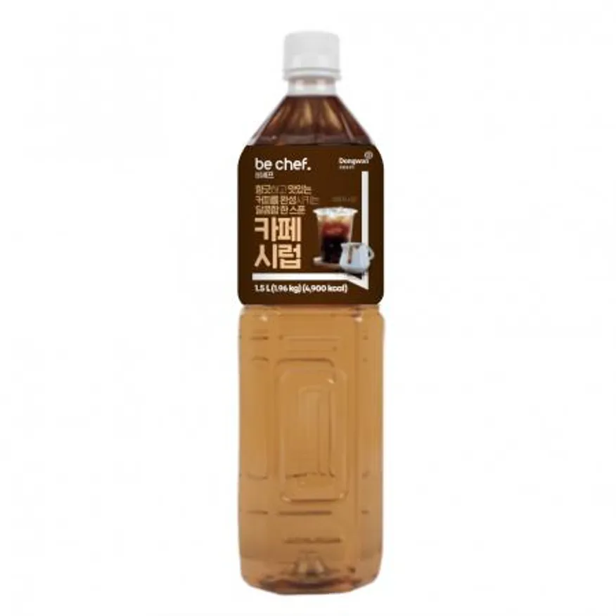 동원홈푸드 비셰프 카페시럽 1.5L 엘파소 엘빠소 슈가시럽 이미지