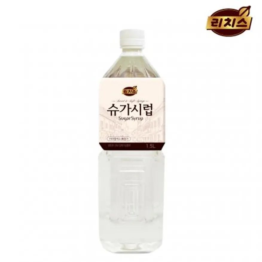 동서 리치스 슈가시럽 1.5L 까페 설탕 시럽 이미지