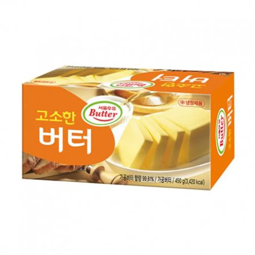 서울우유 고소한 버터 450g 담백 풍부 부드럽고 고소한 풍미 이미지