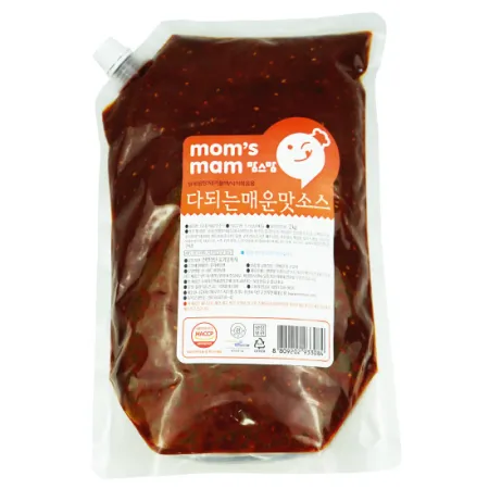 맘스맘 다되는 매운맛 소스 2kg 냉장 맛있게 매콤 볶음 탕 전골 이미지