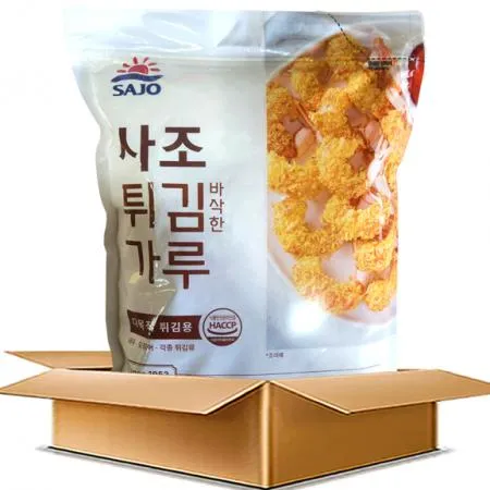 사조 바삭한 튀김가루 박스 (1kg x 10개입) 새우 야채 탕수육 튀김요리