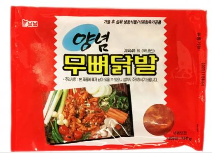 냠냠 양념 무뼈 닭발 350g 국내산 이미지