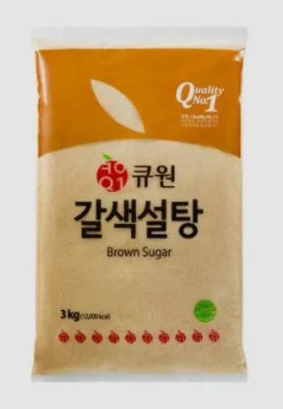큐원 갈색 설탕 3kg