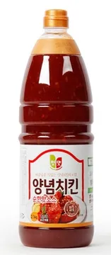 청우식품 치킨양념 소스 순한맛 2.1kg