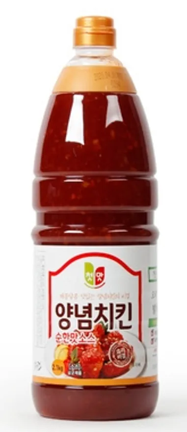 청우식품 치킨양념 소스 순한맛 2.1kg 이미지