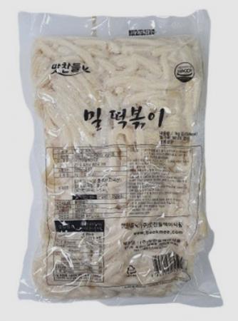 백미 맛찬들 후루룩 밀떡볶이떡 1kg [10개입][박스출고]