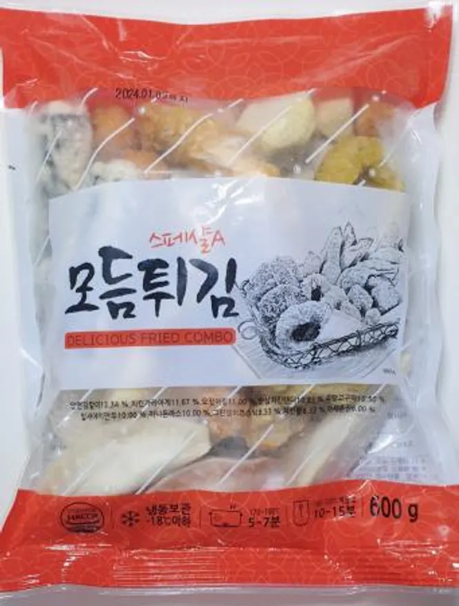 모듬튀김 청우 모둠 스페샬A 600g 냉동 이미지