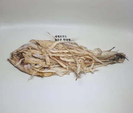 ★신제품특가★ 늘푸른 짝태채(머리있는껍질)100g 짝태 이미지
