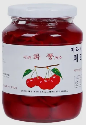 화풍 레드체리 꼭지有 375g