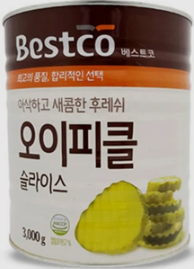 베스트코 오이피클 슬라이스 3kg 이미지