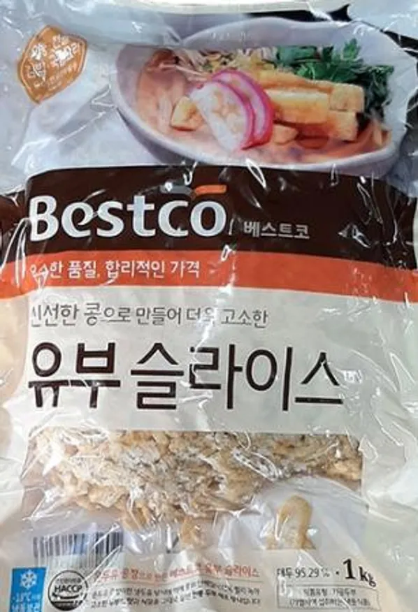 베스트코 유부슬라이스 1kg 이미지
