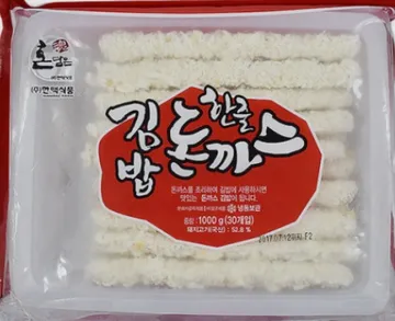 한맥 김밥 한줄 돈까스 1kg