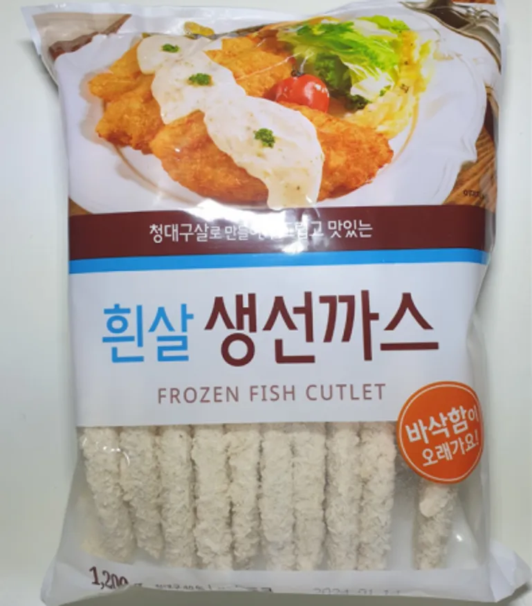 대상 흰살 생선까스 1.2kg 이미지