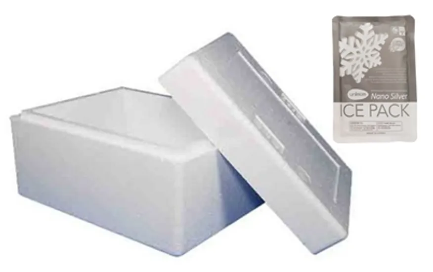 아이스박스(택배) 중+아이스팩 이미지