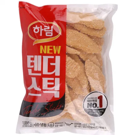 치킨텐더 하림 NEW 텐더스틱 1kg 냉동 이미지
