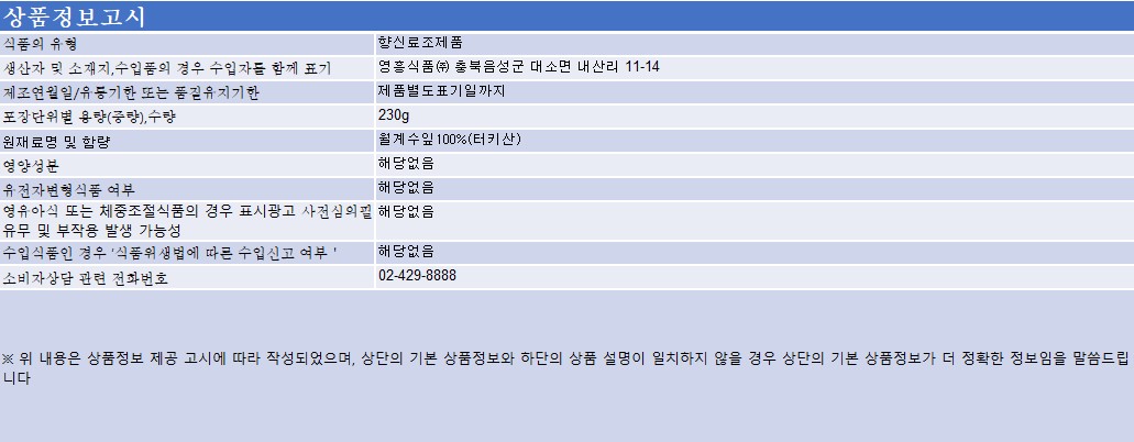 상품정보제공고시