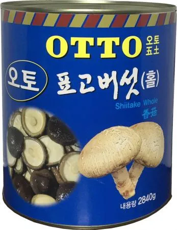 오토표고버섯(홀) 2.85kg 영흥식품 1캔