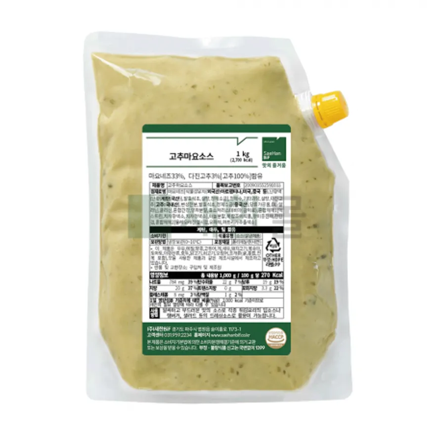 고추마요소스 1kg x 10개입 이미지