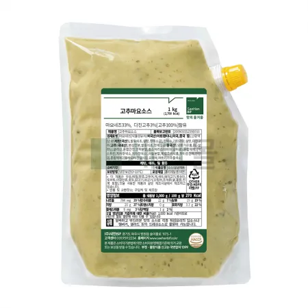 고추마요소스 1kg x 10개입 이미지