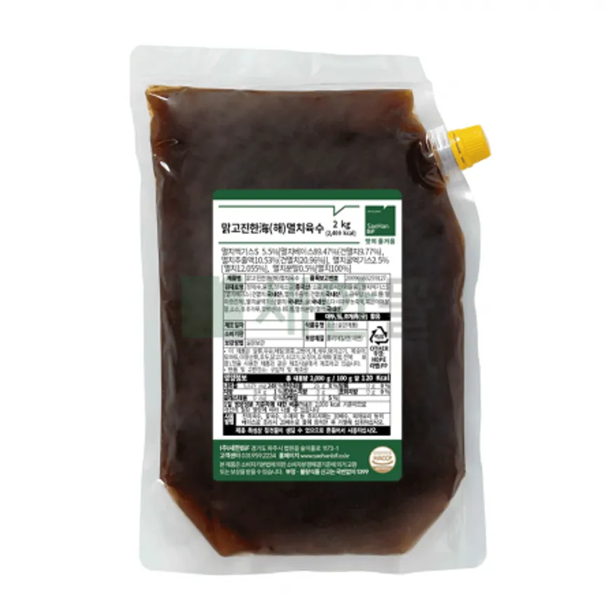 맑고진한海(해)멸치육수 2kg x 6개입 이미지