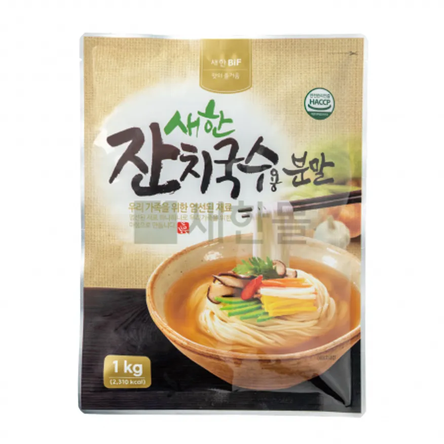 새한잔치국수용분말 1kg x 10개입 이미지