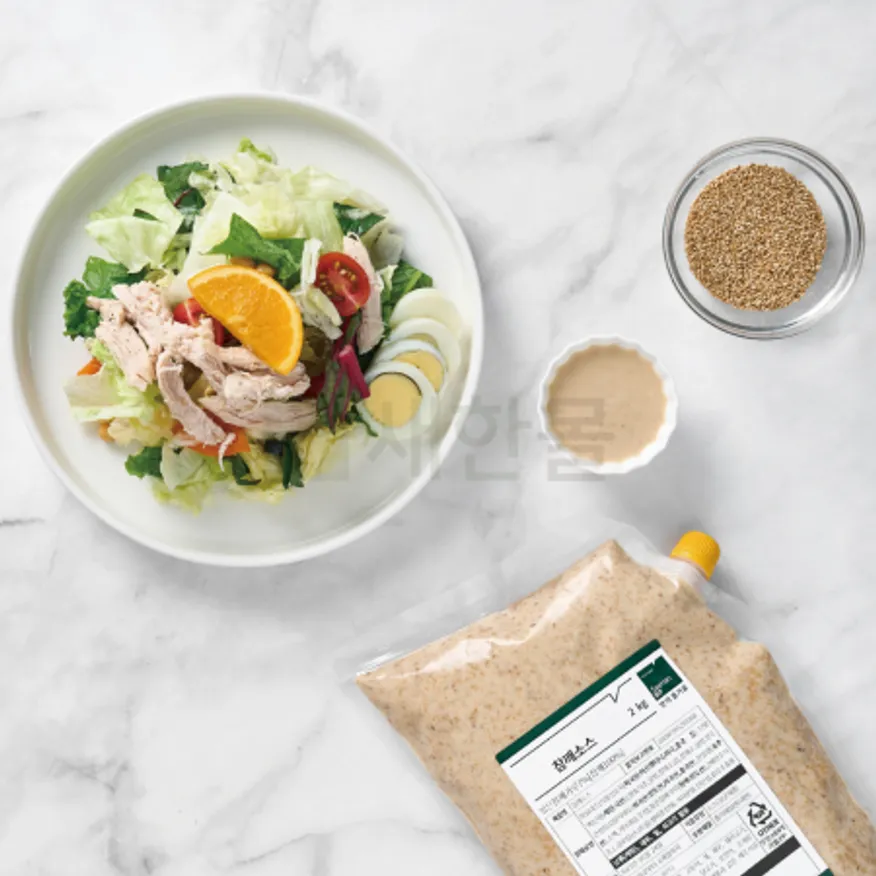 참깨소스(샐러드드레싱) 2kg x 6개입 이미지