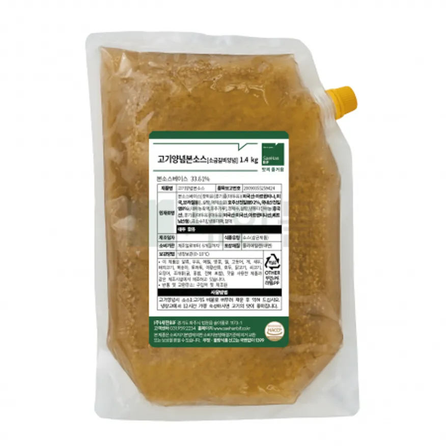 고기양념본소스(소금갈비양념) 1.4kg*10개입 이미지