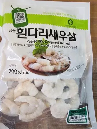 흰다리새우살 71/90(백새우,꼬리제거,볶음밥용,알새우,조개살,냉동)200g 이미지