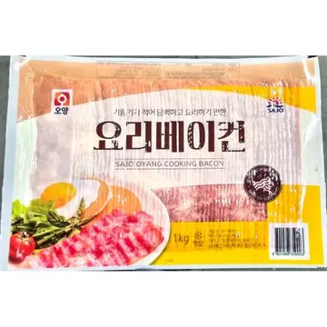 사조오양요리베이컨(1kg,냉동) - 아이스팩 3개만 기본무료제공 (추가 필요 시 별도문의)