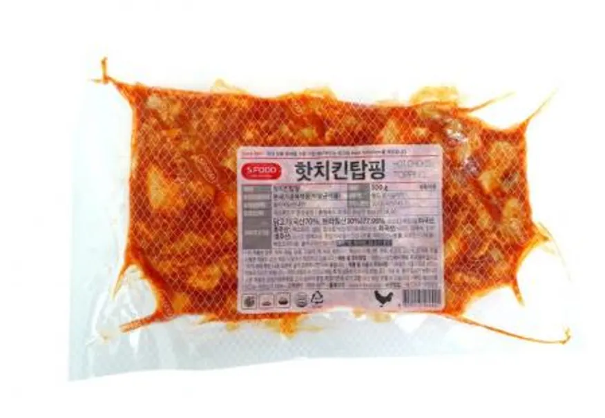 에쓰푸드 핫치킨토핑(핫,냉동)500g*20ea 이미지